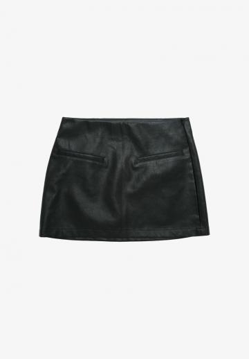 Кожаная юбка