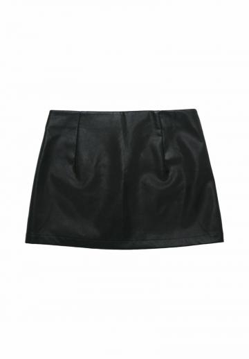 Кожаная юбка