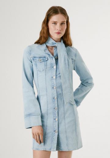 Джинсовое платье