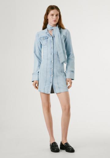 Джинсовое платье