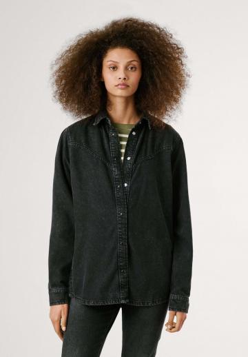 Джинсовая блузка