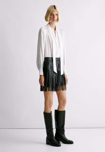 Кожаная юбка