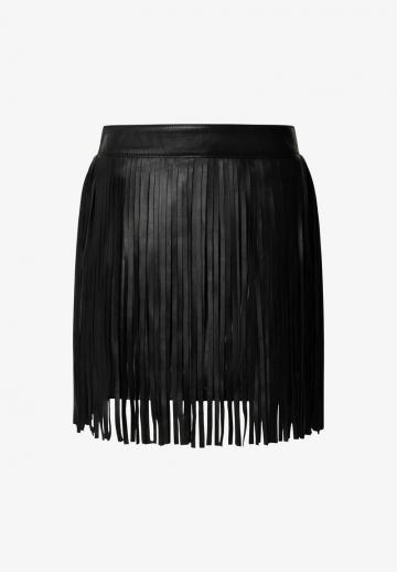 Кожаная юбка