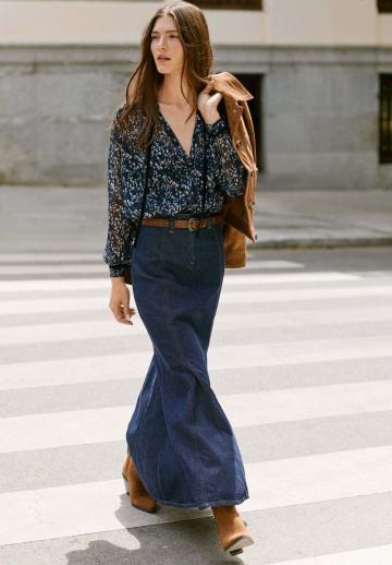 Джинсовая юбка