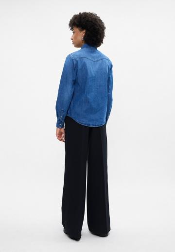 Джинсовая блузка