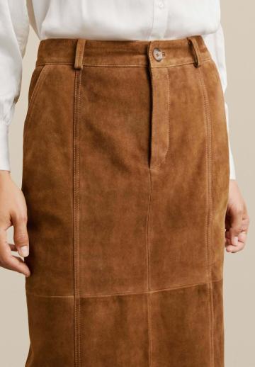 Кожаная юбка