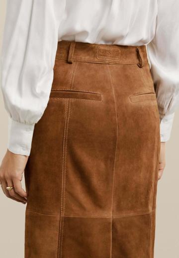 Кожаная юбка