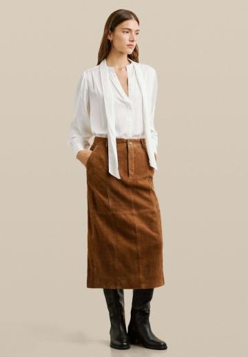 Кожаная юбка