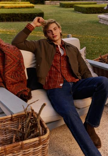 Прямые джинсы