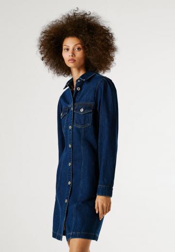 Джинсовое платье