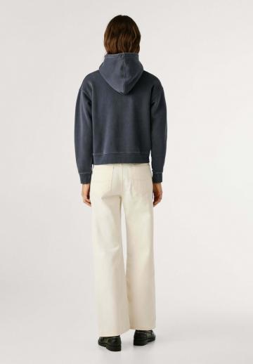 Пуловер с капюшоном