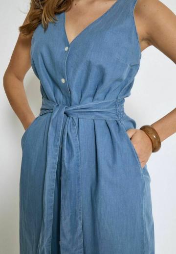 Джинсовое платье