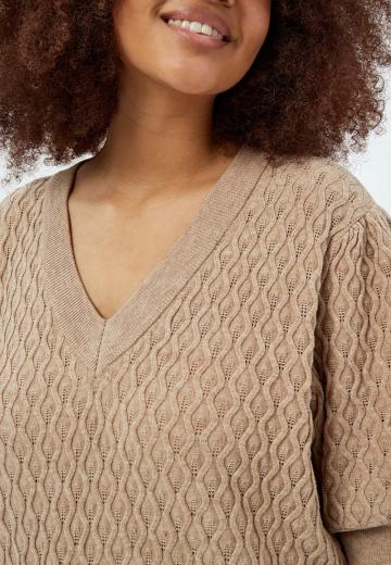 Пуловер с коротким рукавом