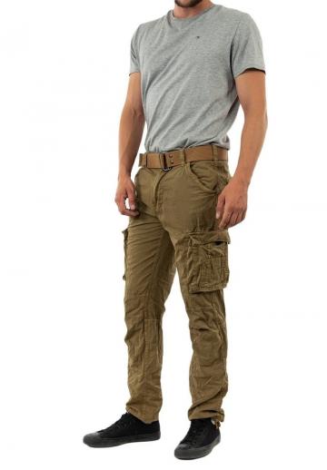 Брюки с накладными карманами