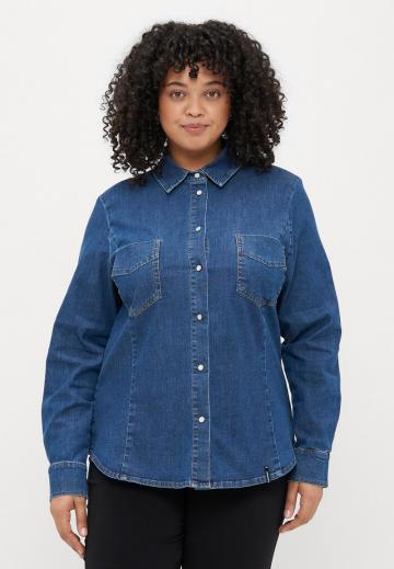 Джинсовая блузка