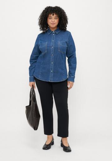 Джинсовая блузка