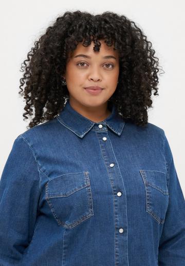 Джинсовая блузка