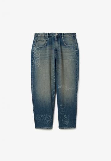 Прямые джинсы