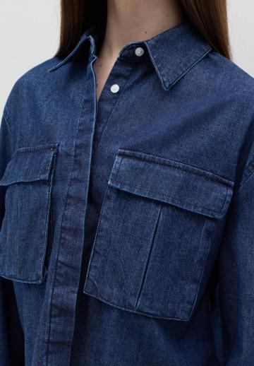 Джинсовая блузка