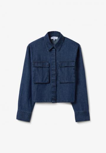 Джинсовая блузка