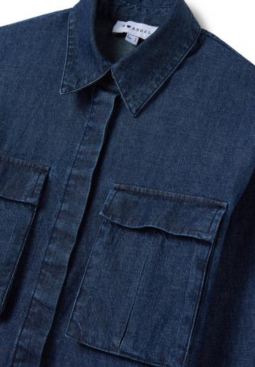 Джинсовая блузка