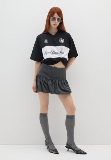 Юбка с воланами