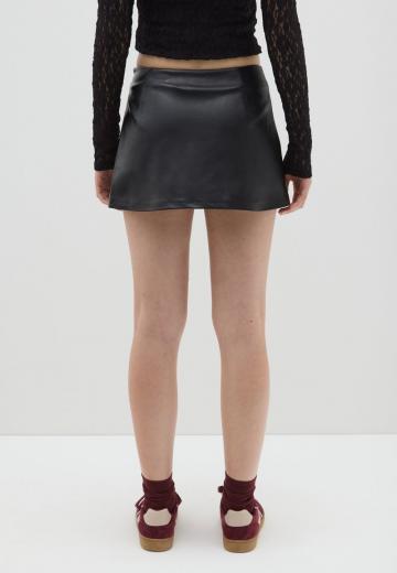 Кожаная юбка