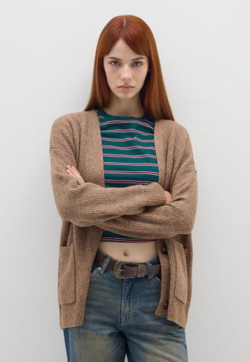 Длинный кардиган