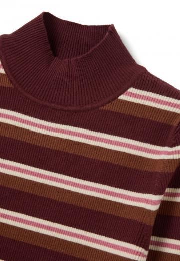 Пуловер в полоску