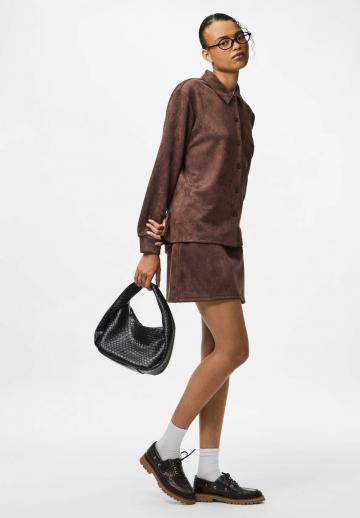 Кожаная юбка