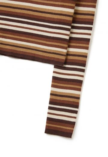 Пуловер в полоску