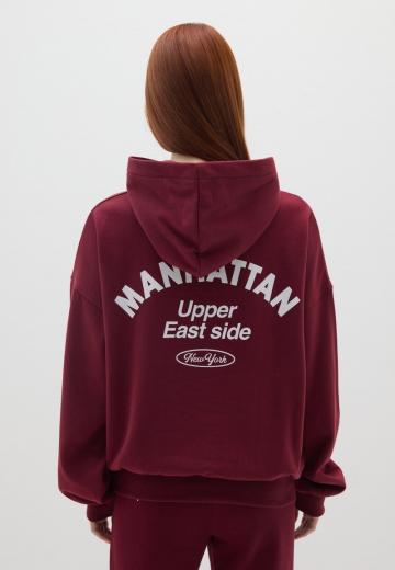 Пуловер с капюшоном