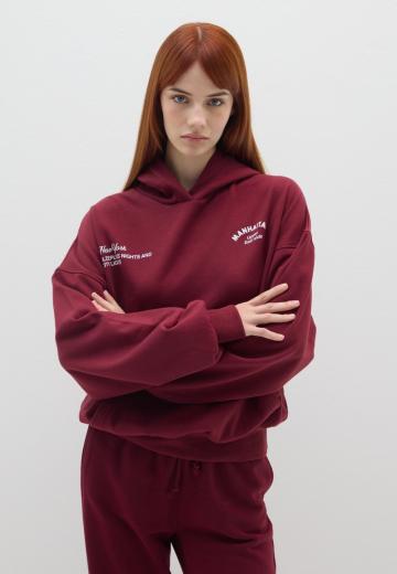 Пуловер с капюшоном