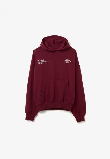 Пуловер с капюшоном