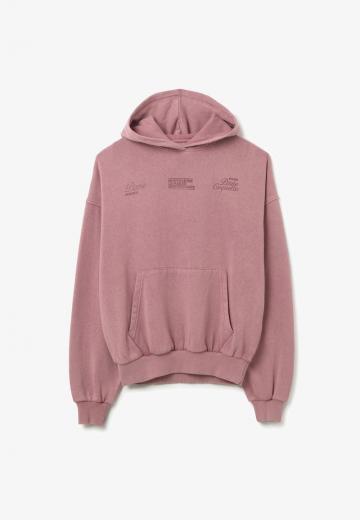 Пуловер с капюшоном