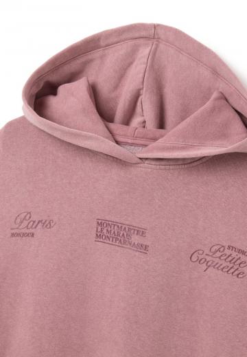 Пуловер с капюшоном