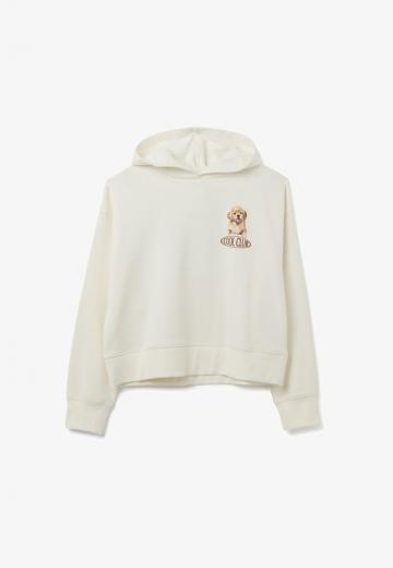 Пуловер с капюшоном