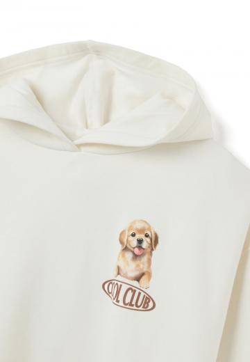 Пуловер с капюшоном