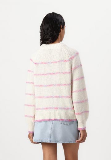 Пуловер в полоску