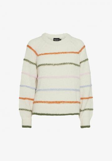 Пуловер в полоску