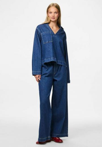 Джинсовая блузка