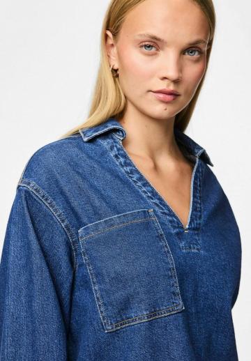 Джинсовая блузка