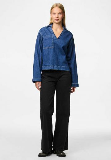Джинсовая блузка