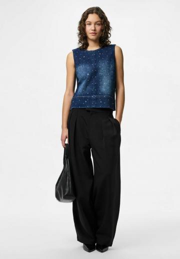 Джинсовая жилетка