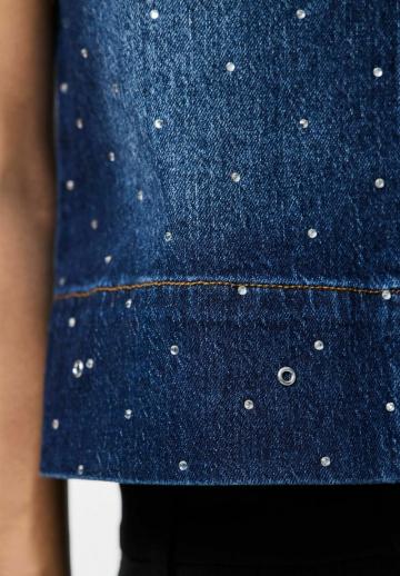 Джинсовая жилетка