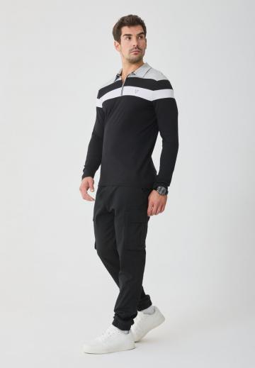 Поло с длинным рукавом