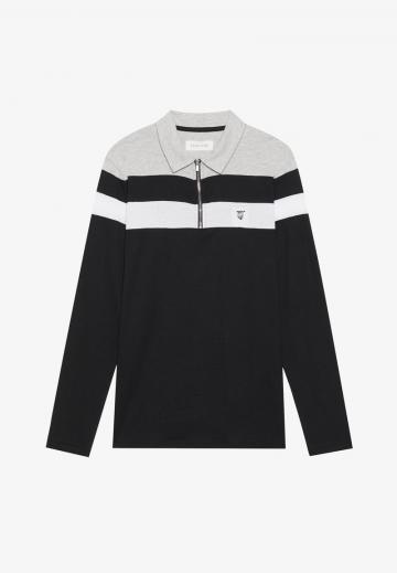 Поло с длинным рукавом