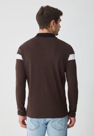 Поло с длинным рукавом