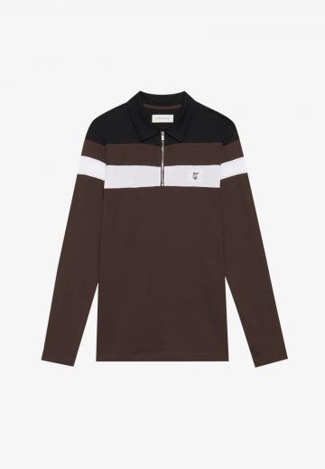 Поло с длинным рукавом