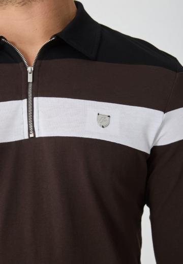 Поло с длинным рукавом